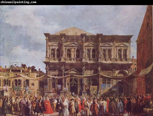 Canaletto The Feast Day of St Roch