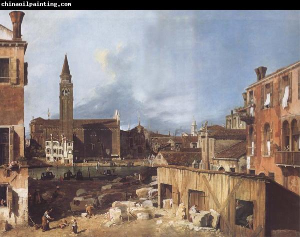 Canaletto Campo S.Vidal and Santa Maria della Carita