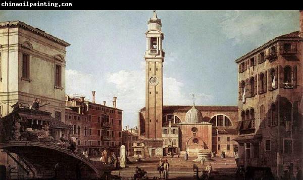 Canaletto View of Campo Santi Apostoli