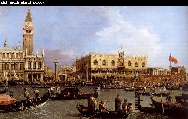 Canaletto named Canaletto Venetie, the Bacino Tue S. Marco on Hemelvaartsdag