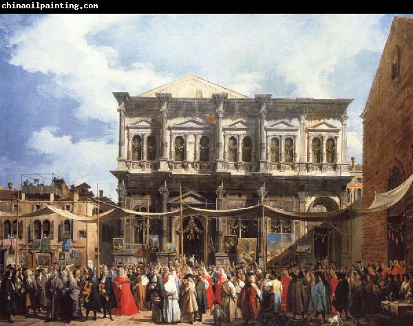 Canaletto Venice The Feast Day of Saitn Roch