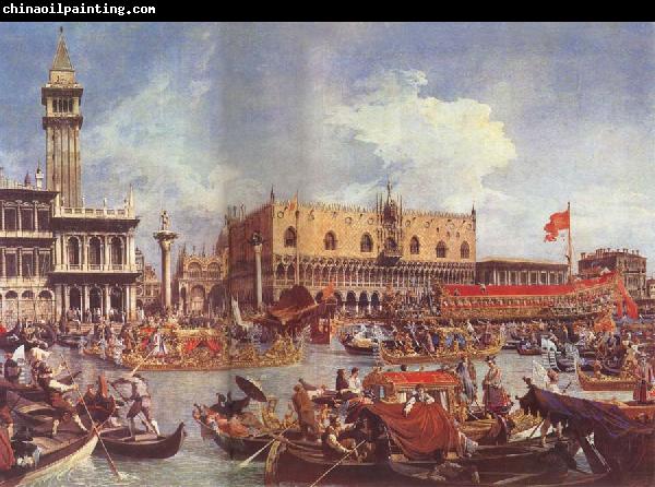 Canaletto The Bucintoro at the Molo on Ascension Day