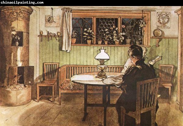 Carl Larsson When the Children have gone to bed