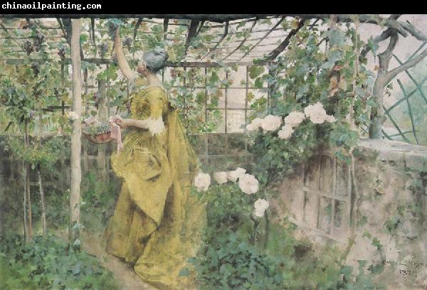 Carl Larsson The Vine Diptych