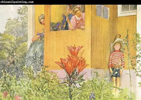 Carl Larsson Dressing Up