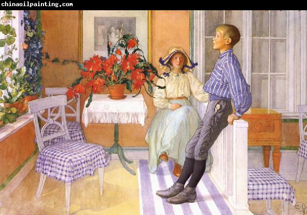 Carl Larsson Brother and Sister