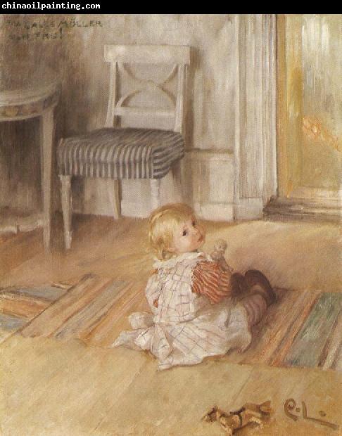 Carl Larsson Pontus on the Floor