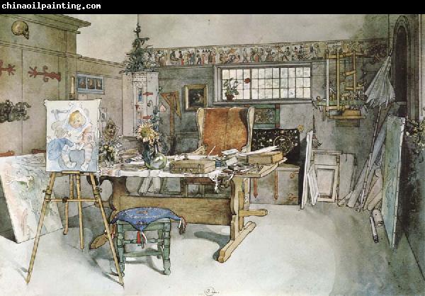 Carl Larsson One Half of the Studio