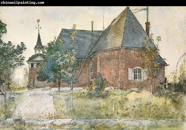 Carl Larsson The Old Church at Sundborn