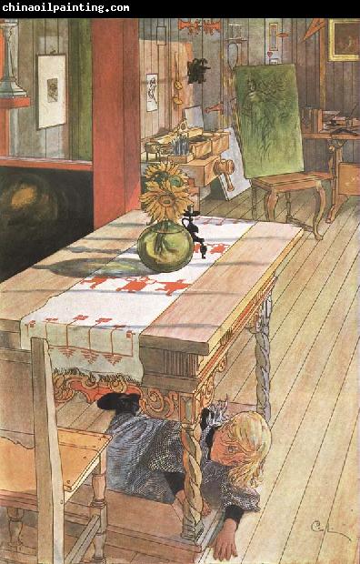 Carl Larsson Hide and Seek