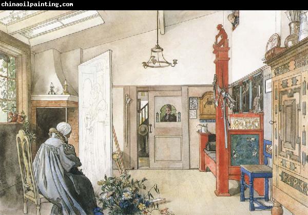 Carl Larsson The Other Half of the Studio