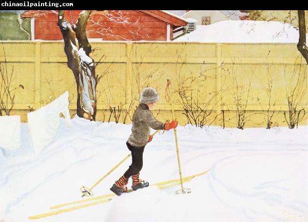 Carl Larsson The Falun Yard