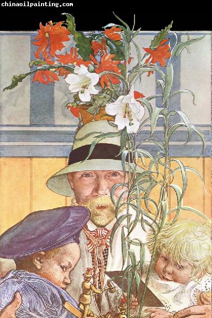 Carl Larsson Frontispiece for Andras Barn