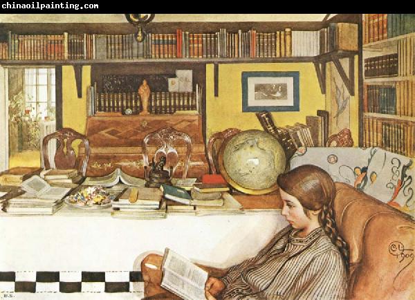 Carl Larsson The Reading Room