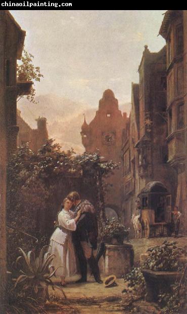 Carl Spitzweg The Farewell