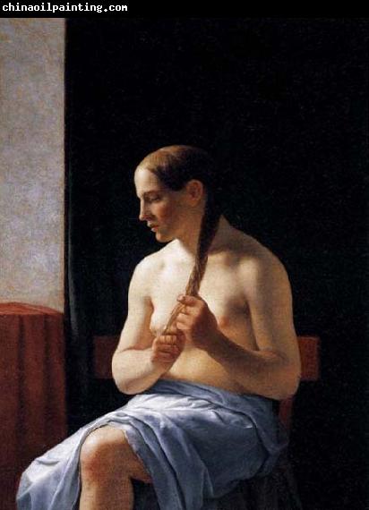 Christoffer Wilhelm Eckersberg Seated Nude Model