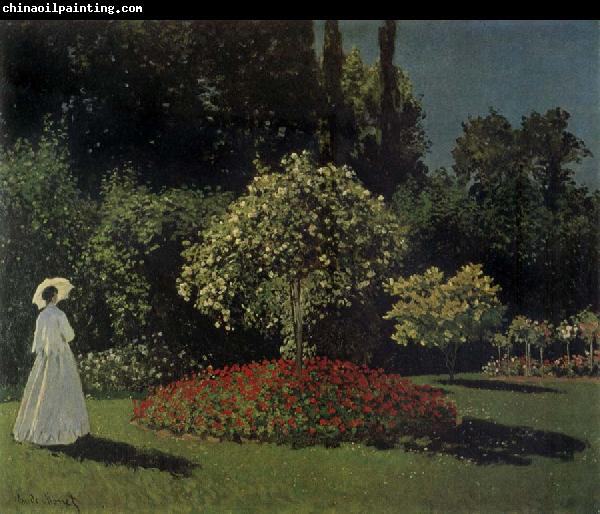 Claude Monet Lady in the Garden