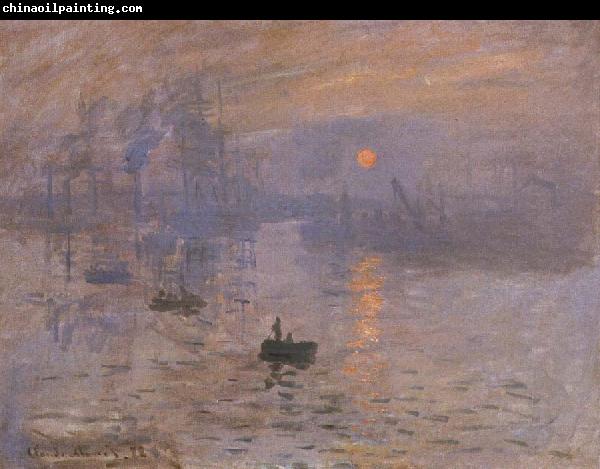 Claude Monet Impression-sunrise