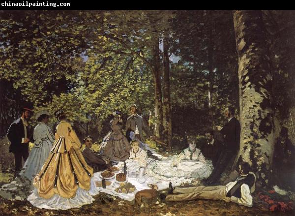 Claude Monet sketch for De picnic Shut down