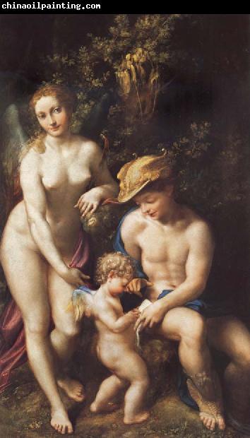 Correggio Venus with Mercury and Cupid