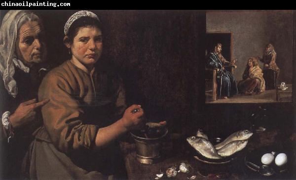 Diego Velazquez Christ in the House of Mary and Marthe