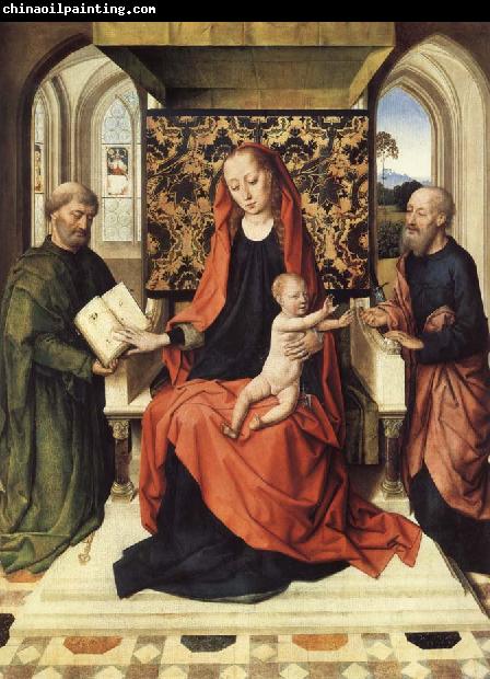 Dieric Bouts The Virgin and Child Enthroned with Saints Peter and Paul