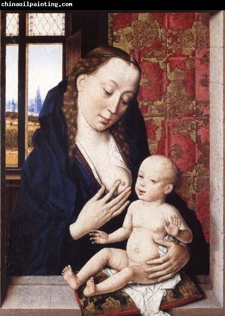 Dieric Bouts The virgin Nursing the Child