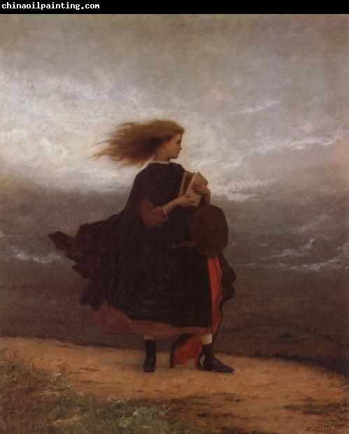 Eastman Johnson Das Madchen,das ich Zurucklieb