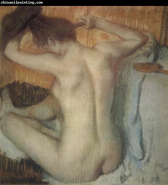 Edgar Degas Woman Combing her Hair