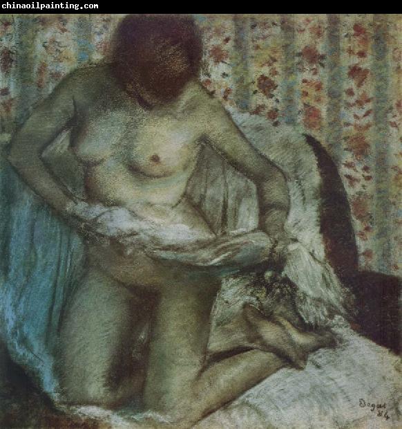 Edgar Degas After the Bath