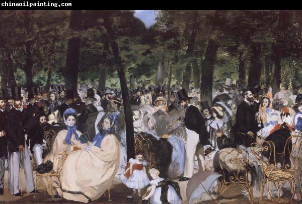 Edouard Manet Music in the Tuileries Garden