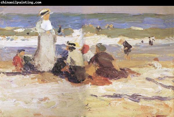 Edward Henry Potthast Prints At the beach