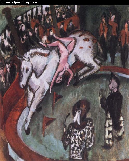 Ernst Ludwig Kirchner German,Circur Rider