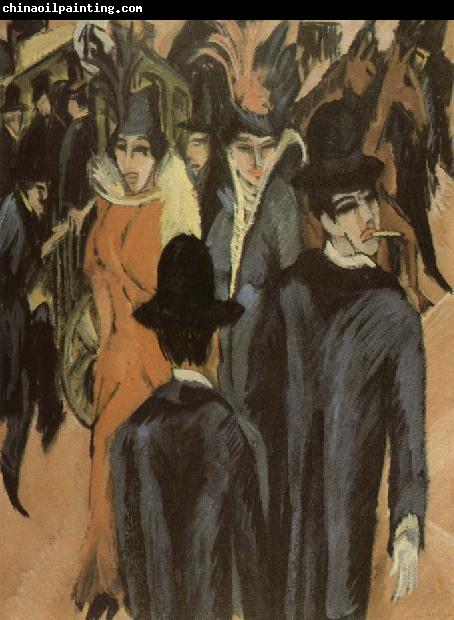 Ernst Ludwig Kirchner Berlin street scene