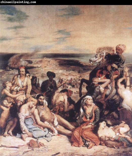 Eugene Delacroix Scenes from the Massacre at Chios