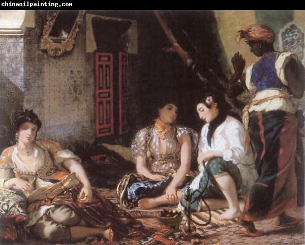 Eugene Delacroix Algerian Women in their Chamber