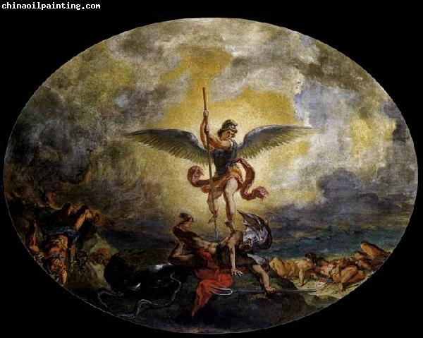 Eugene Delacroix St Michael defeats the Devil