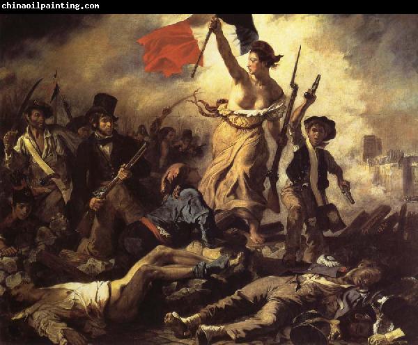 Eugene Delacroix The 28ste July De Freedom that the people leads