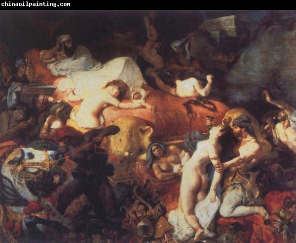 Eugene Delacroix Death of Sardanapalus