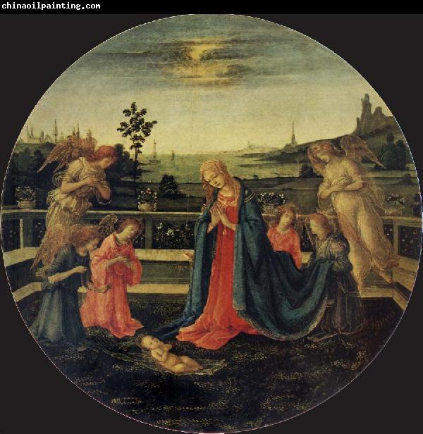 Filippino Lippi The Adoration of the Infant Christ