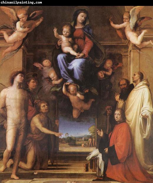 Fra Bartolommeo altar piece of Carondelet