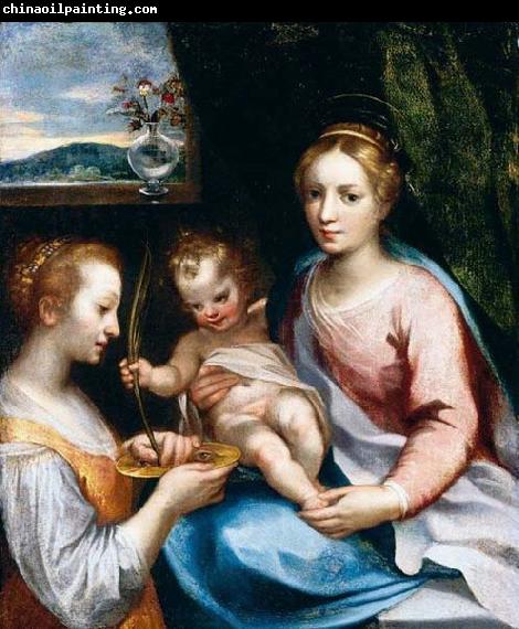 Francesco Vanni Madonna and Child with St Lucy