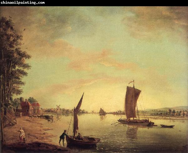 Francis Swaine Scene on the Thames