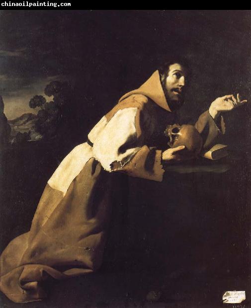 Francisco de Zurbaran Saint Francis in Meditation