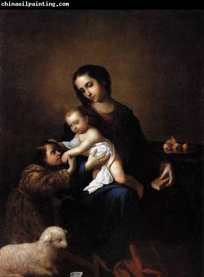 Francisco de Zurbaran Virgin Mary with Child and the Young St John the Baptist