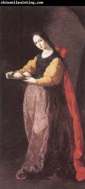 Francisco de Zurbaran St Agatha