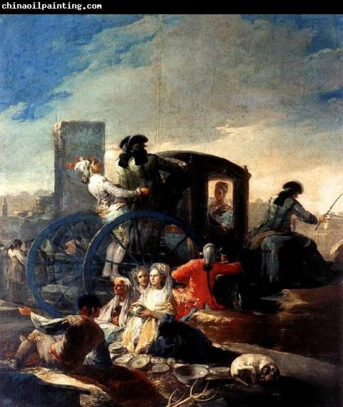 Francisco de goya y Lucientes The Crockery Vendor