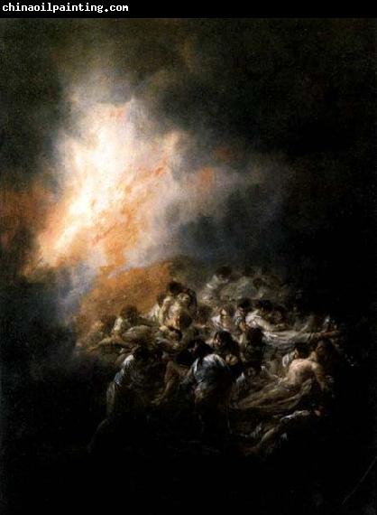 Francisco de goya y Lucientes Fire at Night