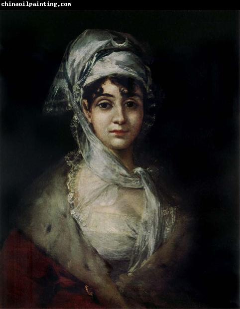 Francisco de goya y Lucientes Portrait of antonia zarate