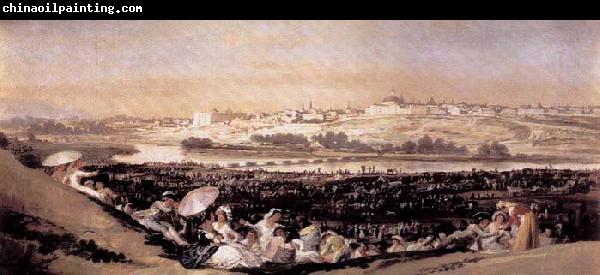 Francisco de goya y Lucientes The Meadow of San Isidro on his Feast Day